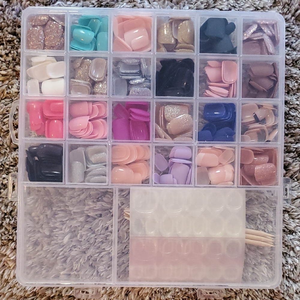 Multi-Color Nail Art Storage Box